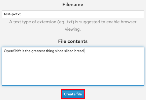Create File