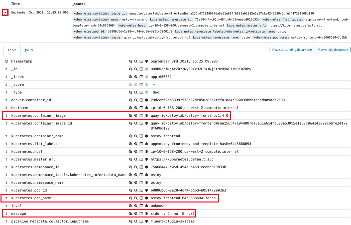 log data